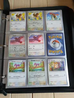 Pokemon 151 Near Complete base set .Plus part Reverse Holos 240 cards + Binder - Image 4