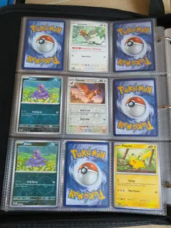 Pokemon 151 Near Complete base set .Plus part Reverse Holos 240 cards + Binder - Image 5