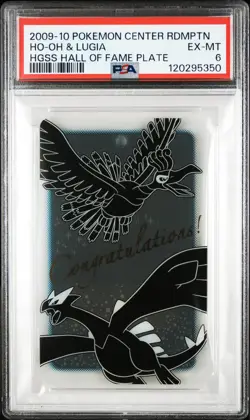 2009-10 POKEMON CENTER REDEMPTION CARDS HO-OH & LUGIA PSA 6 - Image 1