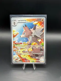 Pokemon TCG | Lycanroc 166/159 Sv09: Journey Together Holo Pack Fresh NM+ - Image 1