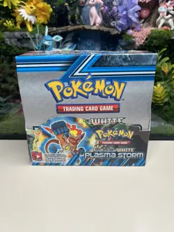 Pokemon Black & White Plasma Storm EMPTY Booster Box - Image 1