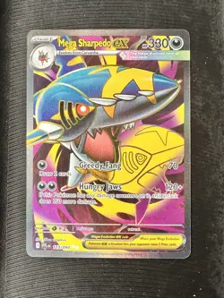 113/094 Mega Sharpedo ex - Phantasmal Flames - Ultra Rare NM Pokemon - Image 1
