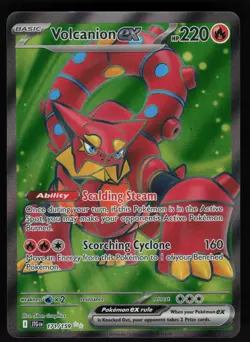 Volcanion ex 171/159 SV09: Journey Together Ultra Rare Pokemon TCG Card NM - Image 1