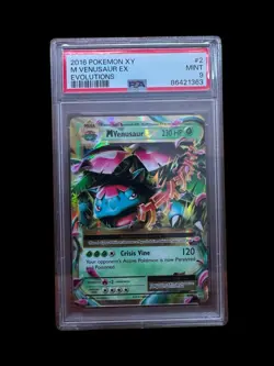 Pokemon M Venusaur EX XY Evolutions 2/108 2016 Mega Venusaur PSA 9 - Image 1