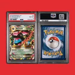 2016 POKEMON XY EVOLUTIONS #2 M VENUSAUR EX PSA 8 Graded - Image 2