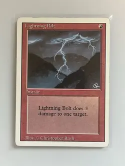 Lightning Bolt Revised Edition Regular Card LP - Image 1