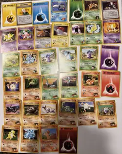 Near Mint Japanese Gym Series Pokemon Card Lot - TCG - Vintage x 36 Cards - Image 1
