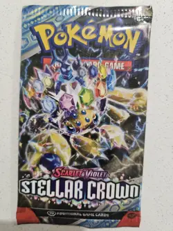 4 x Scarlet & Violet Stellar Crown - Sealed Booster Packs - Full Art Set - Image 4