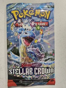 4 x Scarlet & Violet Stellar Crown - Sealed Booster Packs - Full Art Set - Image 5
