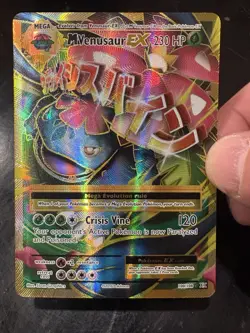 M Venusaur EX Full Art Holo Card 100/108 Evolutions NM Condition - Image 1