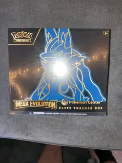 Pokemon Center TCG: Mega Evolutions Lucario Elite Trainer Box (ETB) - SEALED - Image 1