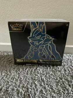 Pokemon Center TCG: Mega Evolutions Lucario Elite Trainer Box (ETB) - SEALED - Image 1