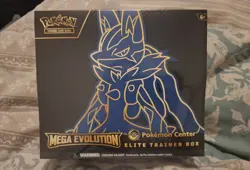 Pokemon Center TCG: Mega Evolutions Lucario Elite Trainer Box (ETB) - SEALED - Image 1