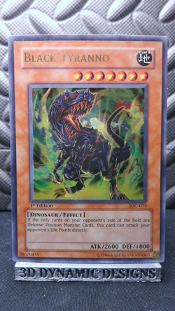 | Yugioh Black Tyranno IOC-075 1st Edition Ultra Rare Invasion Of Chaos HP 🔥 | - Image 1