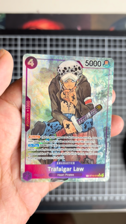 ST10-010 Trafalgar Law One Piece Card Game OP07 Treasure Rare English - Image 2