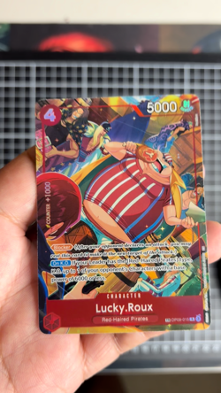 Lucky.Roux TR OP09-015 One Piece OP11 A Fist of Divine Speed English - Image 2