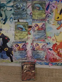 Pokemon 151 Ex Card Bundle 7 Ex Cards From The 151 Set Mew - Image 1