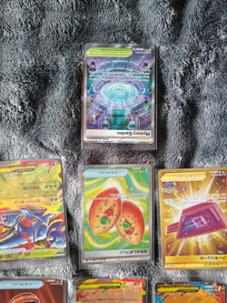 Various Pokemon Cards 7 Card Bundle Pack Fresh From Pack in sleeve - Image 2