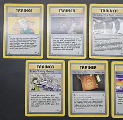 7 Card Bundle Gym Heros Set Trainer Cards Pokemon Vintage 2000 NM/LP No Dupes - Image 3