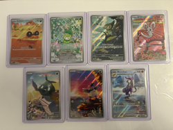 Black Bolt/White Flare Illustration Rare Pokemon Card Bundle - 7 x cards - Image 1