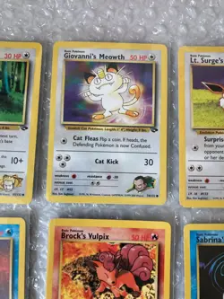 Lt Surge's Eevee Gym Challenge 51/132 + 7 cards Pokemon Card WOTC Pokemon bundle - Image 2