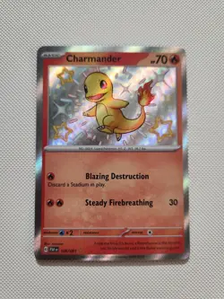 Shiny Charmander 109/091 - Pokemon TCG Paldean Fates - Baby Shiny - NM Near Mint - Image 1