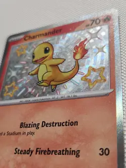 Shiny Charmander 109/091 - Pokemon TCG Paldean Fates - Baby Shiny - NM Near Mint - Image 4