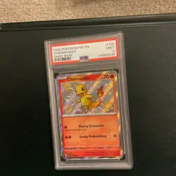 Charmander PSA 9 MINT - 109/091 - Paldean Fates - Holo Baby Shiny Pokemon TCG - Image 1