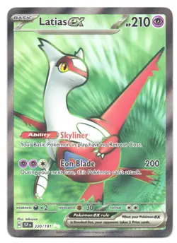 Latias ex 220/191 Surging Sparks Full Art Ultra Rare NM Pokemon Card NM - Image 1