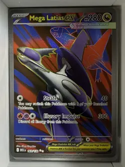 Pokemon TCG Mega Latias EX Full Art Ultra Rare Card 163/132 Mega Evolution - Image 1