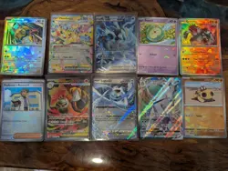 Pokemon TCG Illustration Rare IR EX Lot Of 16 Full Art Pokeball Pack Fresh - Image 3