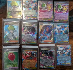 Pokemon TCG Mega Evolution EX Lot Of 12 Full Art Trainer EX Pack Fresh Lucario + - Image 1