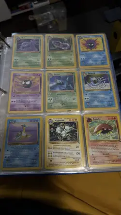 Pokemon Base Set Jungle Fossil Team Rocket 1st Ed Lot Binder - Image 5