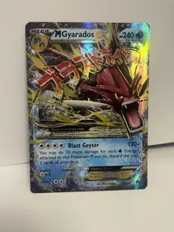 Pokemon M Gyarados EX XY Breakpoint Ultra Rare Holo Card 27/122 - Image 1