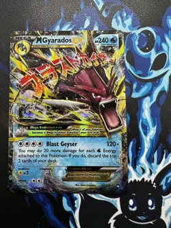 M Gyarados EX 27/122 Breakpoint Holo Pokemon Card NM/LP - Image 1