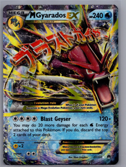 Pokemon M Gyarados EX XY Breakpoint Ultra Rare Holo Card 27/122 - Image 5