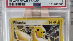 Pokemon TCG 2003 Black Star Promo Holo Pikachu #012 Graded PSA 8 NM-MT Card Rare - Image 2
