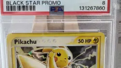 Pokemon TCG 2003 Black Star Promo Holo Pikachu #012 Graded PSA 8 NM-MT Card Rare - Image 3