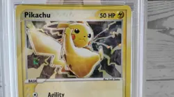 Pokemon TCG 2003 Black Star Promo Holo Pikachu #012 Graded PSA 8 NM-MT Card Rare - Image 4