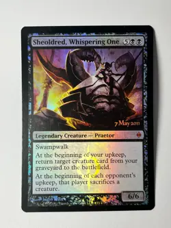 Sheoldred, Whispering One FOIL : New Phyrexia Prerelease Promo : Magic MTG NM - Image 1