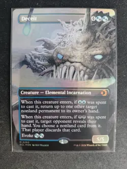 MTG Deceit Lorwyn Eclipsed 293 Borderless FOIL - Image 1