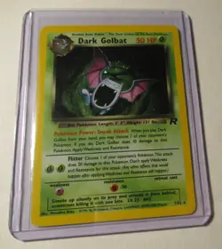 Pokemon TCG Team Rocket Dark Golbat 7/82 Holo Card 2000 Played Vintage RARE - Image 1