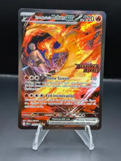 Team Rocket's Moltres ex - (Destined Rivals Stamp) 229/182 Miscellaneous Cards & - Image 1
