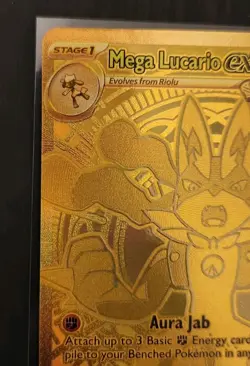 Pokemon Mega Evolutions Mega Lucario EX 188/132 Mega Hyper Rare Near Mint - Image 2
