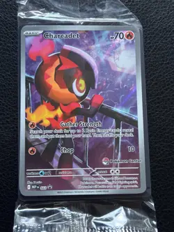 Charcadet 022 - Pokemon Center Stamped - Mega Evolution Promo SEALED - Image 1