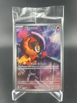Charcadet Sealed Promo Pokemon Center Stamped - Image 1
