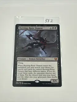 Burning-Rune Demon - Kaldheim - Magic the Gathering - MTG - Image 1