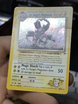 Lt. Surge's Magneton 8/132 Gym Kingdra 8/111 Neo Vintage Pokemon Card Lot WOTC - Image 5