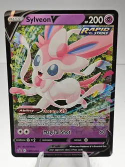 Pokemon Sylveon V SWSH202 Sword Shield Black Star Promo Rare Full Art - #16 - Image 1