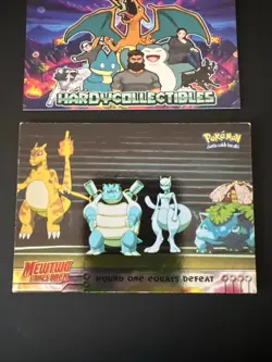 Mewtwo Strikes Back Pokemon Topps Round One Equals Defeat No.26 Holo Foil 1st ED - Image 1